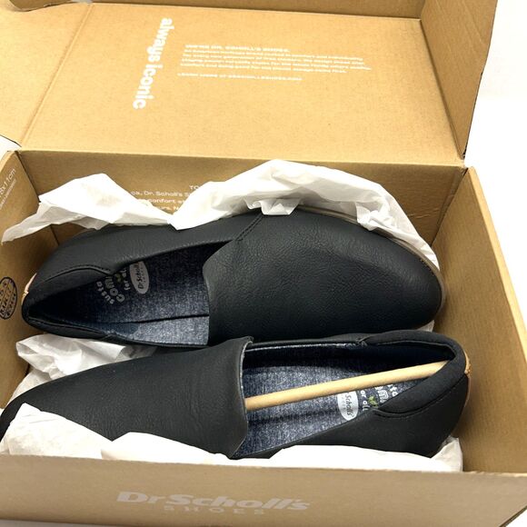 Dr. Scholls Womens Rate Loafers Black Size 6.5 M New in Box - Picture 2 of 7